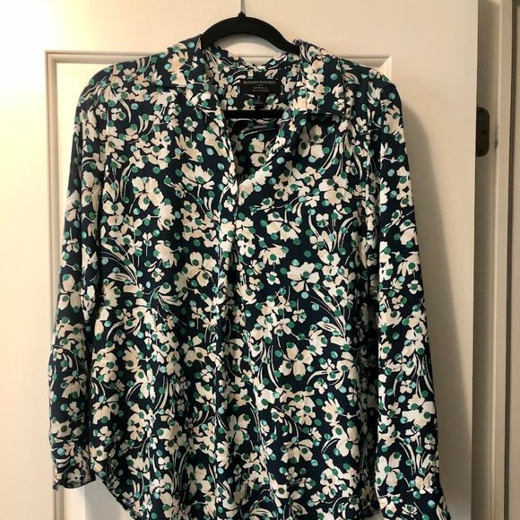 Banana Republic Floral Blouse - Picture 1 of 2
